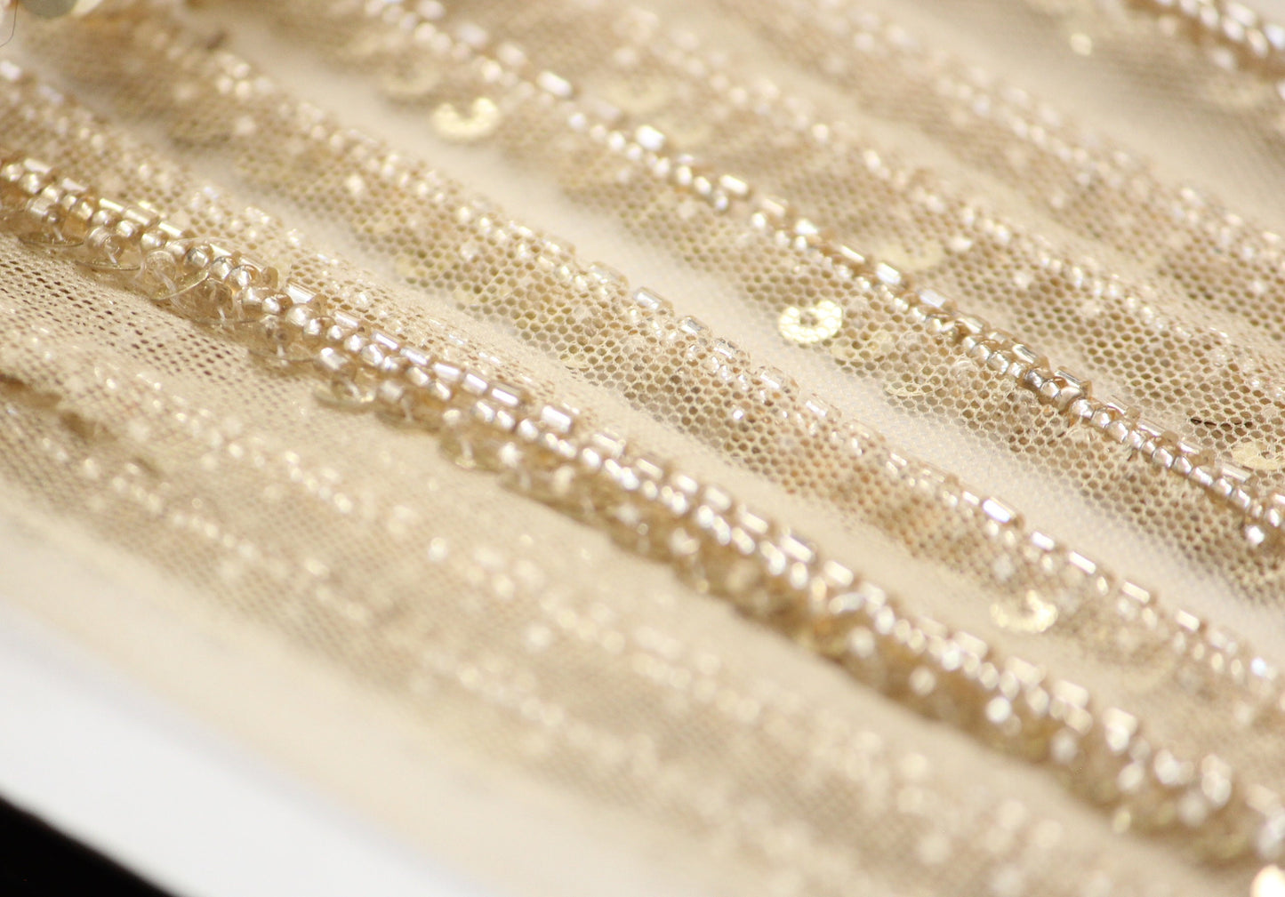 Ribbon by the yard- delicate gold hand embroidery ribbon-bridal ribbon- wedding belt-Ivory and gold wedding ribbon