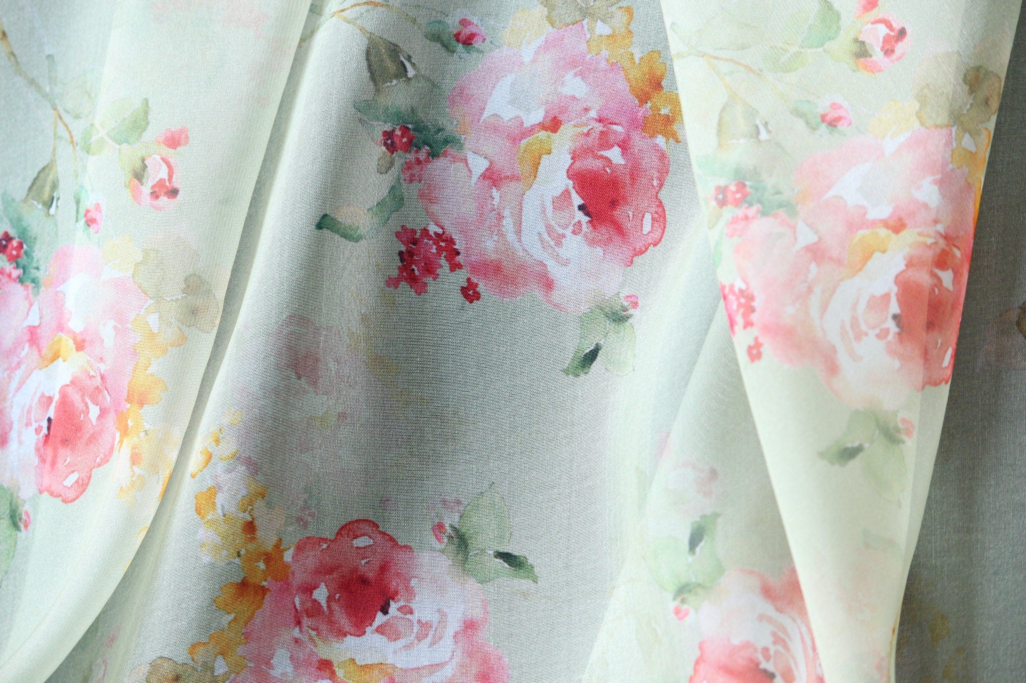 Printed organza deals fabric