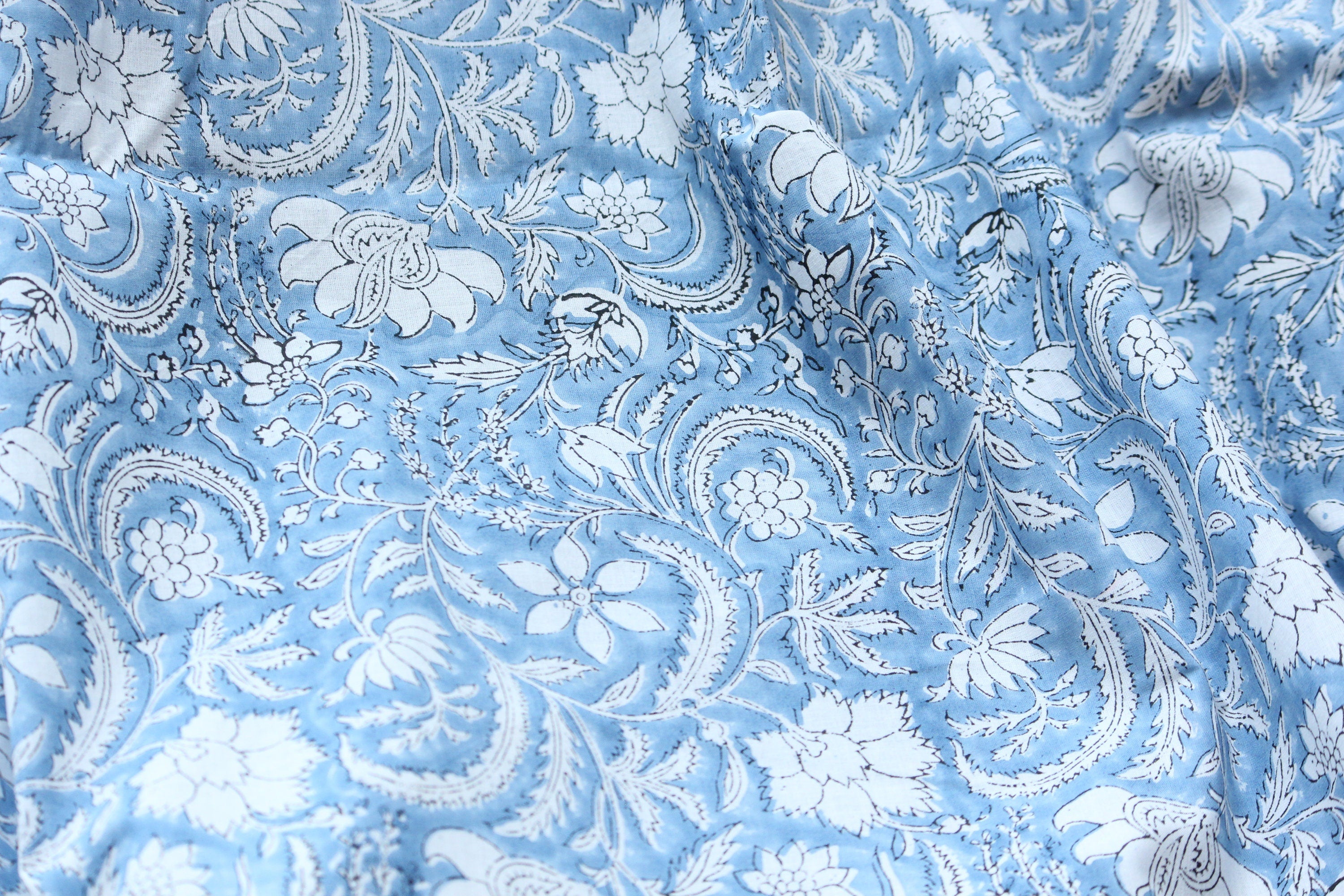 Dusty blue lace clearance fabric